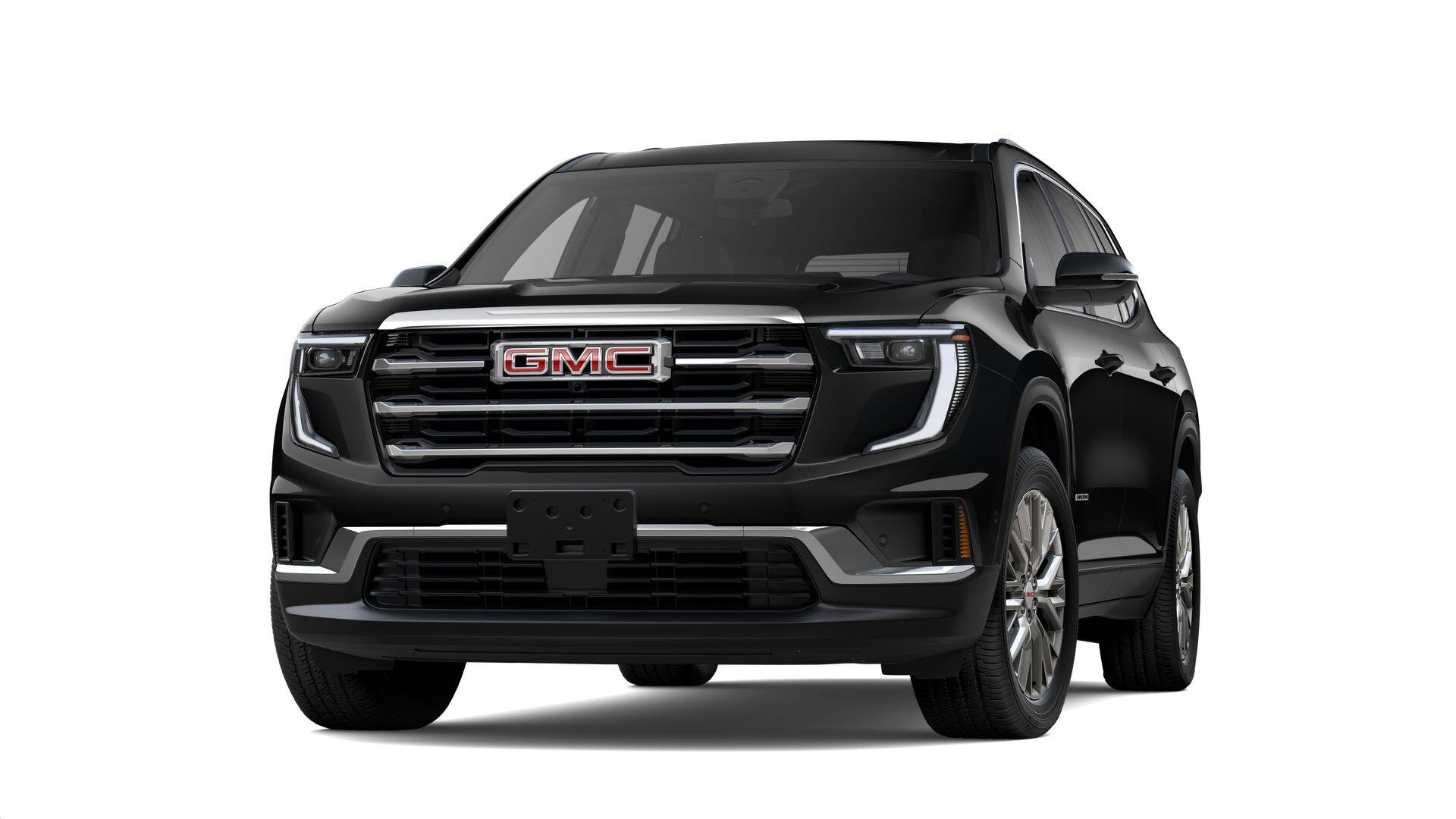 2026 GMC Acadia Elevation in Ebony Twilight Metallic — front three-quarter view