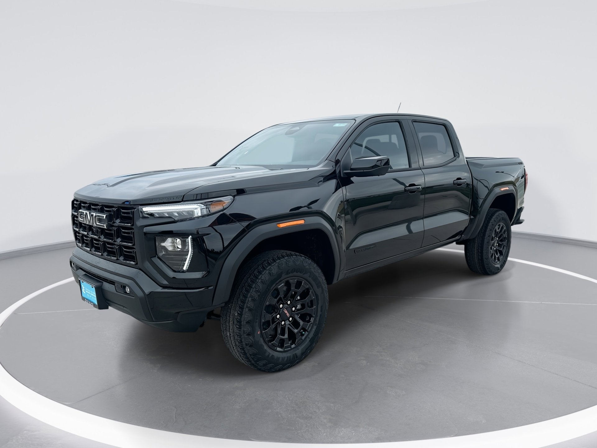 2026 GMC Canyon Elevation in Onyx Black — front three-quarter view