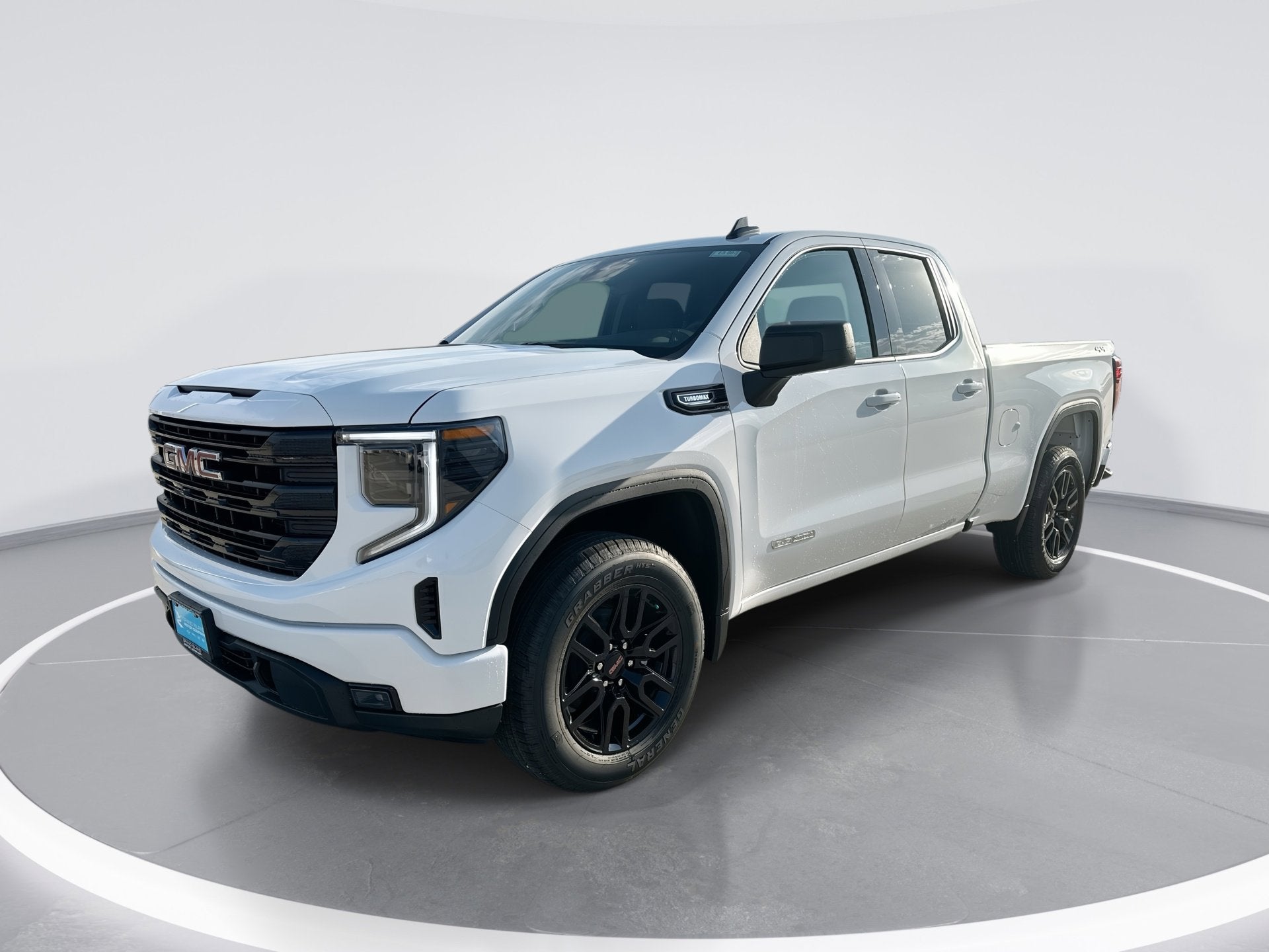 2026 GMC Sierra 1500 Elevation in Summit White — front three-quarter view