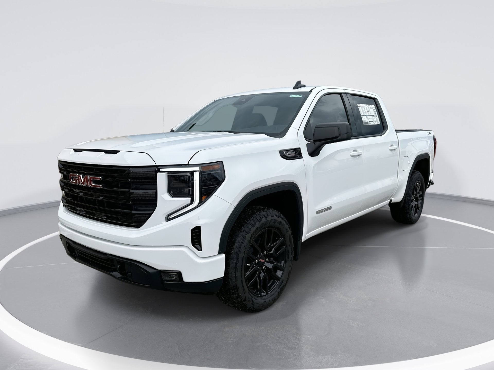 2026 GMC Sierra 1500 Elevation in Summit White — front three-quarter view