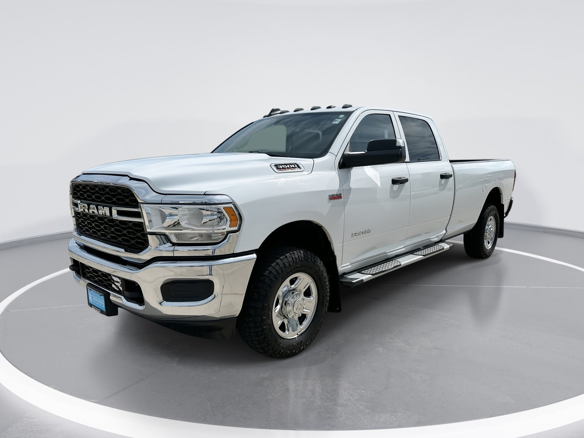 2022 RAM 3500 Tradesman in Bright White Cl — front three-quarter view