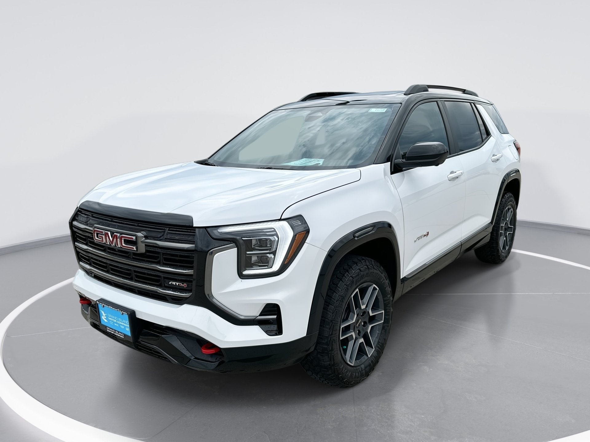 2026 GMC Terrain AT4 in Summit White — front three-quarter view
