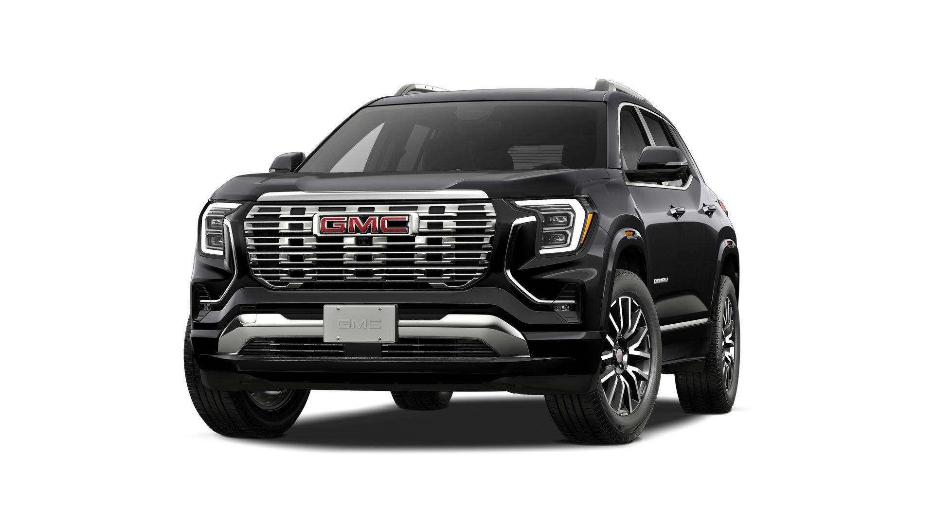 2027 GMC Terrain AWD Denali in Ebony Twilight Metallic — front three-quarter view