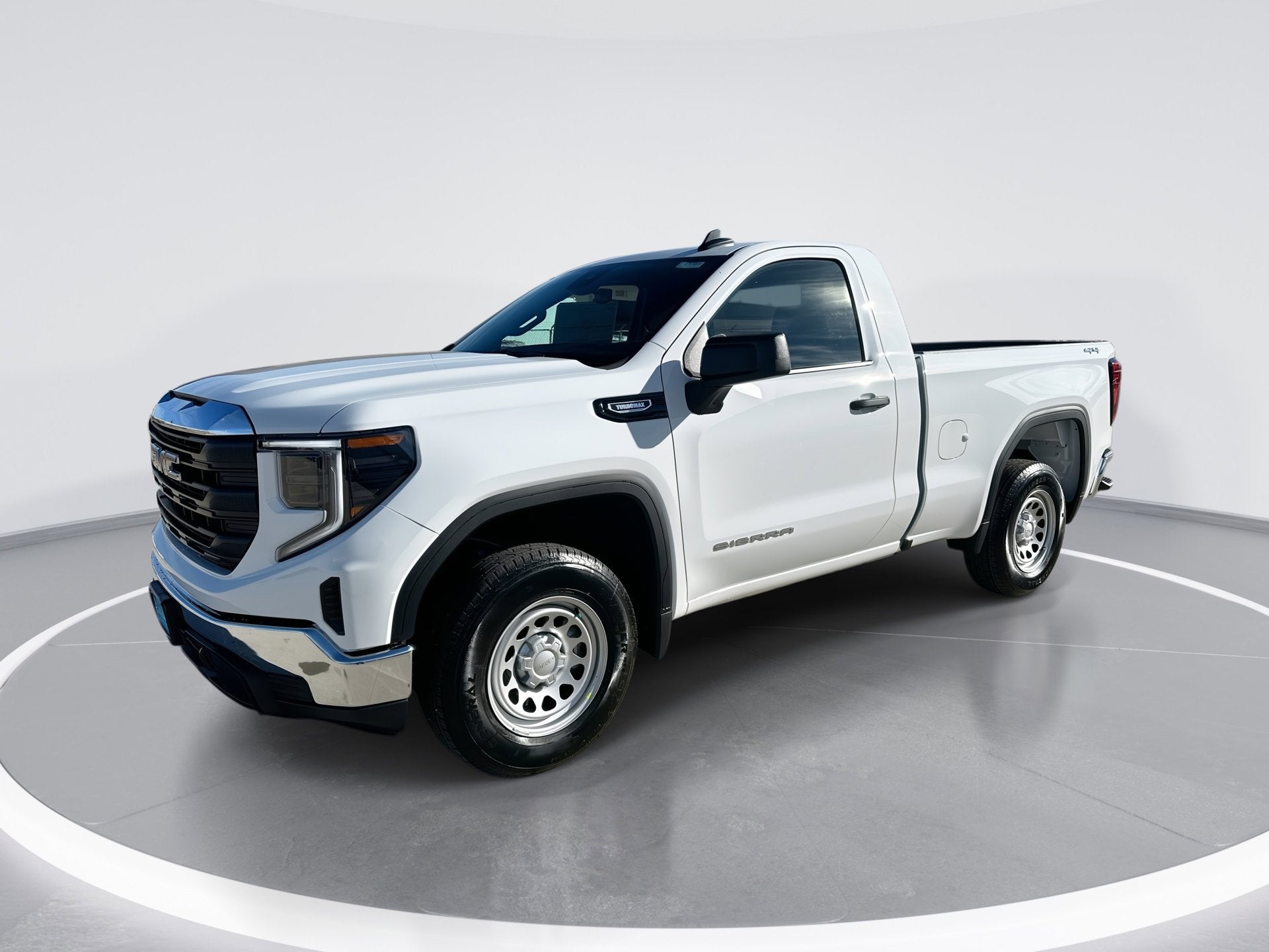 2026 GMC Sierra 1500 Pro in Summit White — front three-quarter view